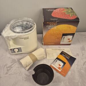 Vintage NOS Donvier Cordially Yours Liqueur Maker Cordial Maker